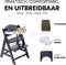 Hauck Alpha Kinderstoel - Newborn Set – FSC®-gecertificeerd - Dark Grey