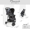 Hauck Citi Neo II buggy - compact inklapbaar - Caviar / Stone
