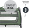Hauck Play N Relax Center - Campingbedje - Gemakkelijk te vervoeren - Dark Green