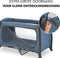 Hauck Play N Relax Center - Campingbedje - Gemakkelijk te vervoeren - Dark Blue