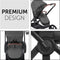 Hauck Premium Walk N Care Buggy - hoogteverstelbare zitting - donkergrijs
