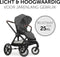 Hauck Premium Walk N Care Buggy - hoogteverstelbare zitting - donkergrijs