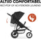 Hauck Rapid 3 Air - Buggy - Lucht wiel - Geschikt voor stad en bos - Black