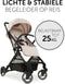 Hauck Travel N Care Buggy - handzaam en compact - Beige