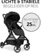 Hauck Travel N Care Buggy - handzaam en compact - Black
