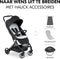 Hauck Travel n Care Plus - Buggy - Reisgezel - handzaam - compact - Black