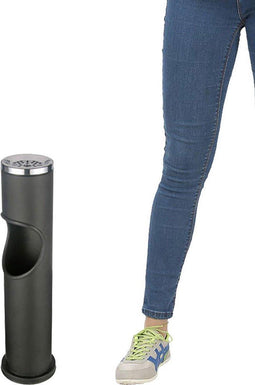 Haushalt 16228 - Staande asbak zwart, 46,5 cm hoog