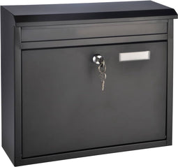 Haushalt 60238 - brievenbus - metaal - zwart