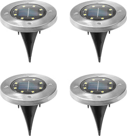 Haushalt International LED Solar Grondspots - 4 stuks
