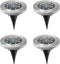Haushalt International LED Solar Grondspots - 4 stuks