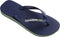 Havaianas Brasil logo Slippers - Navy