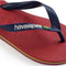 Havaianas Brasil Logo Teenslippers Unisex - Red