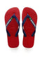 Havaianas Brasil Logo Teenslippers Unisex - Red