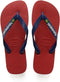Havaianas Brasil Logo Teenslippers Unisex - Red
