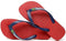 Havaianas Brasil Logo Teenslippers Unisex - Red