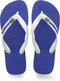 Havaianas Brasil Logo Unisex Slippers - Marine Blue - Maat 31/32