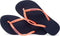 Havaianas Slim Logo Pop-up Slippers - Dames - Blauw - Maat 37-38
