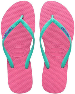 Havaianas Slim Logo Pop-up Slippers - Dames - Roze - Maat 39-40