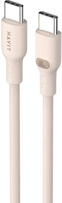 Havit 6939119066239 USB-kabel 2 m USB C Beige