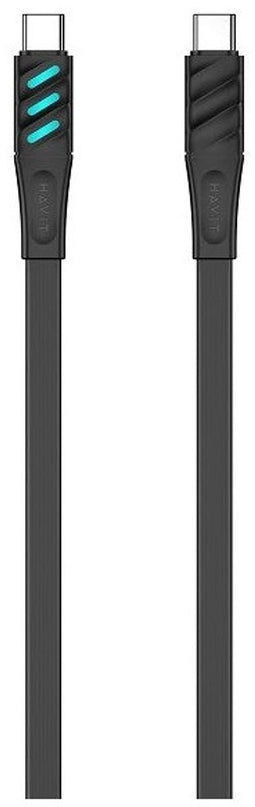Havit 6939119087418 USB-kabel 1 m USB C Zwart