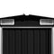 vidaXL - Tuinschuur - 257x990x181 - cm - gegalvaniseerd - staal - antraciet