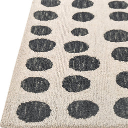 HAVRAN - Vloerkleed - Zwart - 200 x 200 cm - Wol