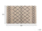 HAVSA - Shaggy vloerkleed - Beige - 140 x 200 cm - Polyester