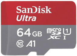 SanDisk Ultra - microSDXC 64GB - 140MB/s A1 UHS-I - (SDSQUAB-064G-GN6TA)