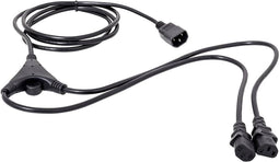 HAWA 1008272 Apparaat (koud) Y-kabel Zwart 2.35 m