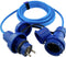 HAWA R7035 Stroom Verlengkabel 16 A Blauw 10.00 m