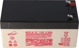 Hawker Enersys Genesis NP3.4-12, fabricage nr. NP3.4-12, 12 volt 3,4Ah