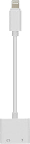 Mobiparts Lightning splitter - Wit (bulk)