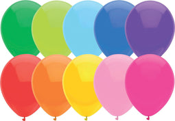 Haza Ballonnen - gekleurd - 100 ST - latex - party versiering - 30 cm