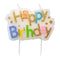 Haza - Kaarsje 'happy birthday' 10.5cm | 5 stuks