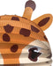 Haza Lampion giraffe - 20 cm - bruin - papier - Sint maarten/kinderfeestje lampionnen