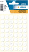 Haza Original Etiketten 240 Stuks 12 Mm Wit