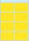 Haza Original Etiketten 40 Stuks 26 X 40 Mm Geel