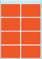 Haza Original Etiketten 40 Stuks 26 X 40 Mm Rood