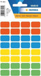 Haza Original Etiketten Vierkant 160 Stuks 12 X 19 Mm Multicolor