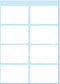 Haza Original Etiketten Vierkant 56 Stuks 20 X 40 Mm Wit