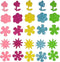 Haza Original Foamstickers Create It Bloemen 25 Stuks