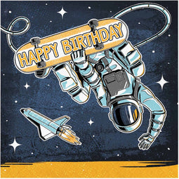 Haza Witbaard Astronaut Servetten, 16st.