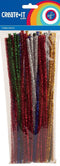 Haza Witbaard Chenille Glitter, 50st.