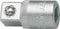Hazet 858-1 Dopsleuteladapter Aandrijving 1/4 (6.3 mm) Uitvoering 3/8 (10 mm) 26.5 mm 1 stuk(s)