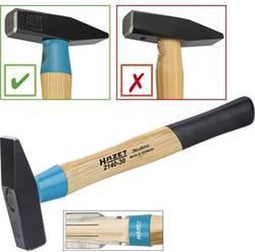 Hazet BluGuard 2140-30 Bankwerkershamer 400 g 300 mm DIN 1041 1 stuk(s)
