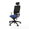 Bureaustoel met hoofdsteun Piqueras y Crespo 4B066N1 Marineblauw