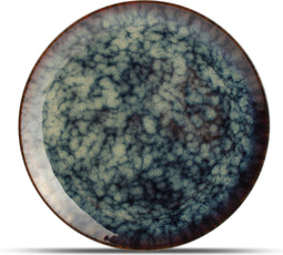 Hazy Blue Dessertbord - Porselein - Ø 20 cm - Set van 4