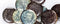Hazy Blue Plat Dinerbord - Porselein - Ø 26 cm - Set van 4