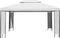 vidaXL - Prieel - met - LED-lichtslinger - 3x4 - m - wit