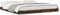 vidaXL - Bedframe - bewerkt - hout - metaal - gerookt - eikenkleurig - 160x200 - cm